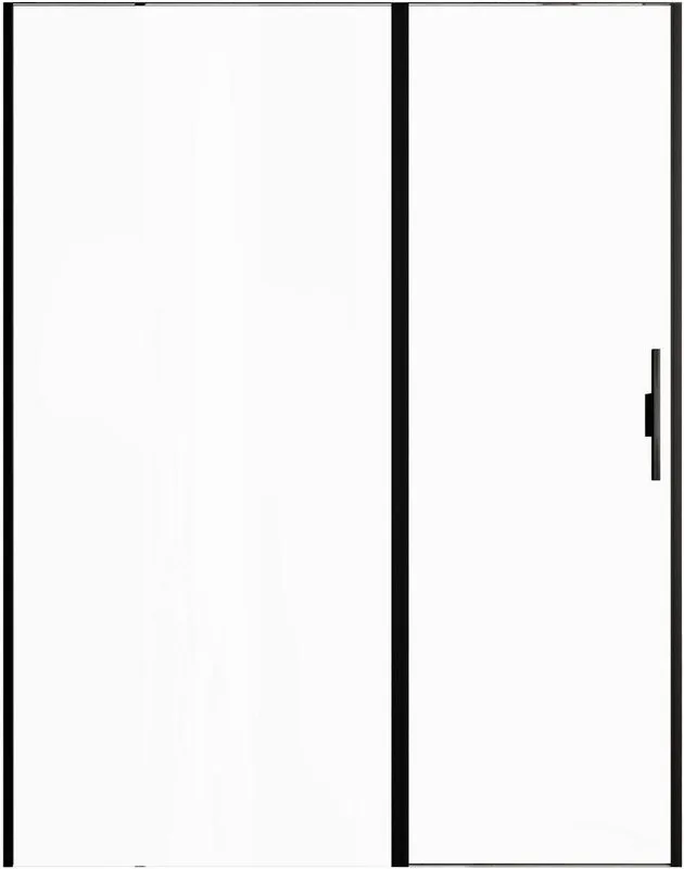 Душевая дверь в нишу Allen Brau Priority 3.31039.BBA 160 см, профиль черный браш, стекло прозрачное  Sancos — официальный сайт