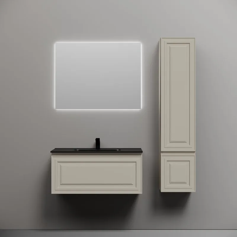 Тумба с раковиной Sancos Very 90 beige soft, раковина CN7002MB Sancos — официальный сайт