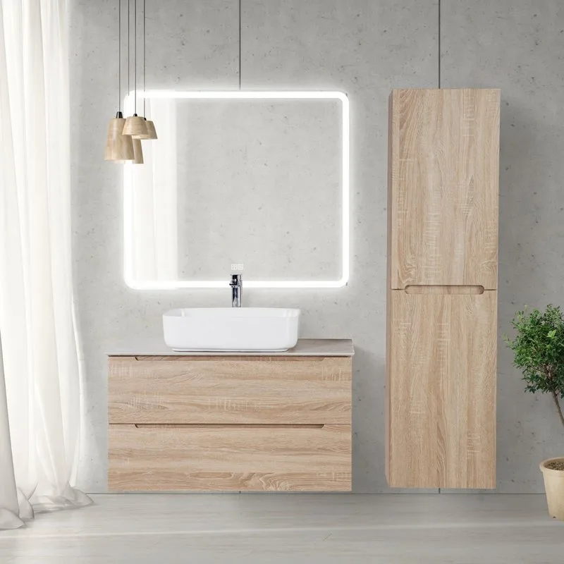 Зеркало BelBagno Marino 90х80 с подсветкой Sancos — официальный сайт