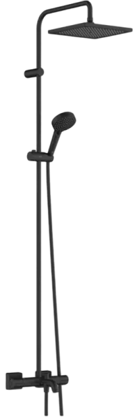 Душевая стойка Hansgrohe Vernis Shape Showerpipe 240 26900670, черный матовый