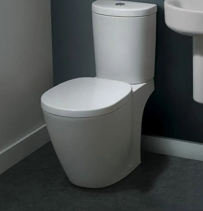 Крышка-сиденье Ideal Standard Connect space Space E129101 петли хром Sancos — официальный сайт