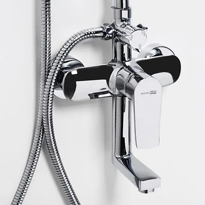 Душевая стойка Wasserkraft A16601, 85/120x53,5 см Sancos — официальный сайт