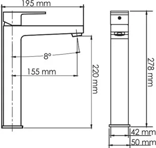Смеситель для раковины Wasserkraft Abens 2003H Sancos — официальный сайт