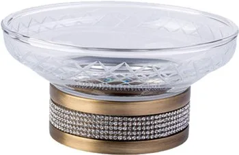 Мыльница Boheme Royal Cristal Bronze настольная Sancos — официальный сайт