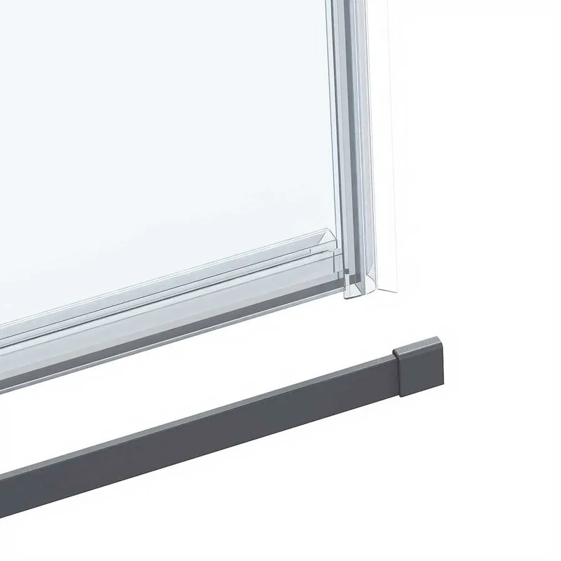 Душевой уголок Vincea Como Soft VSR-1CS1013CLGM 130х100, профиль вороненая сталь, стекло прозрачное Sancos — официальный сайт