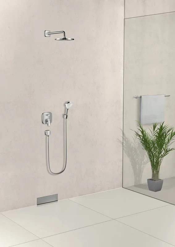 Кронштейн для верхнего душа Hansgrohe 27446000 Sancos — официальный сайт