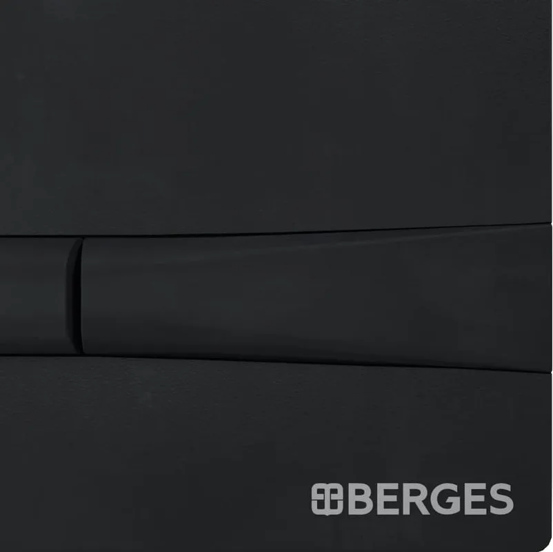 Кнопка смыва Berges Novum F5 чёрный, матовый Sancos — официальный сайт