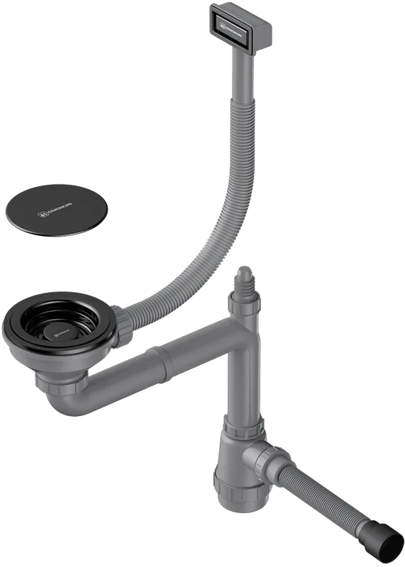 Сифон для мойки Omoikiri WK-1C-GB графит Sancos — официальный сайт