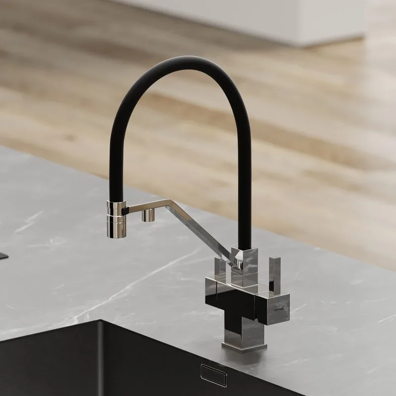 Смеситель для кухни Sancos Loro SC4007CH с гибким изливом, хром Sancos — официальный сайт