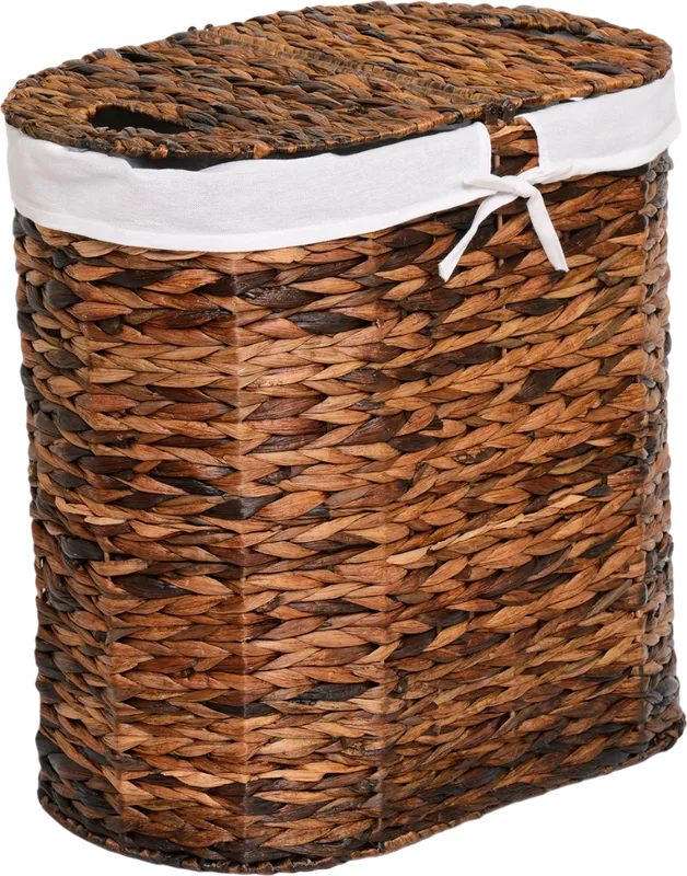 Корзина для белья Wasserkraft Dill WB-611-L темно-коричневая, большая Sancos — официальный сайт