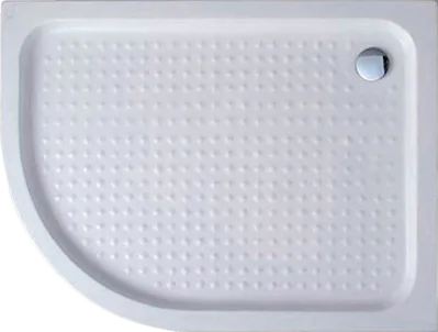 Поддон для душа Cezares Tray TRAY-A-RH-100/80-550-15-W-R R100х80 R, с сифоном Sancos — официальный сайт
