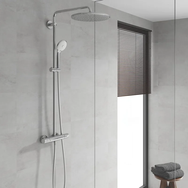 Душевая стойка Grohe Euphoria 310 26723000, хром Sancos — официальный сайт