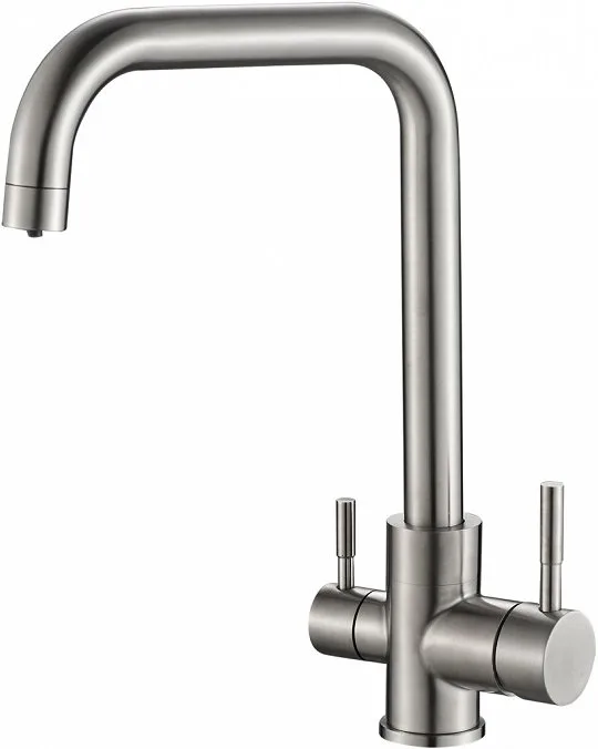 Смеситель для кухни Steel Hammer SH 715 INOX Sancos — официальный сайт