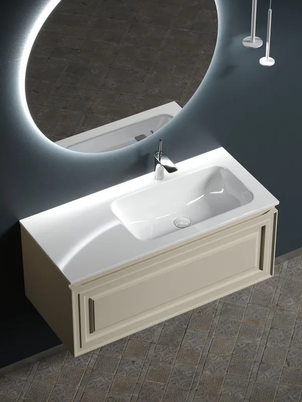 Тумба с раковиной Sancos Very 100 R beige soft Sancos — официальный сайт