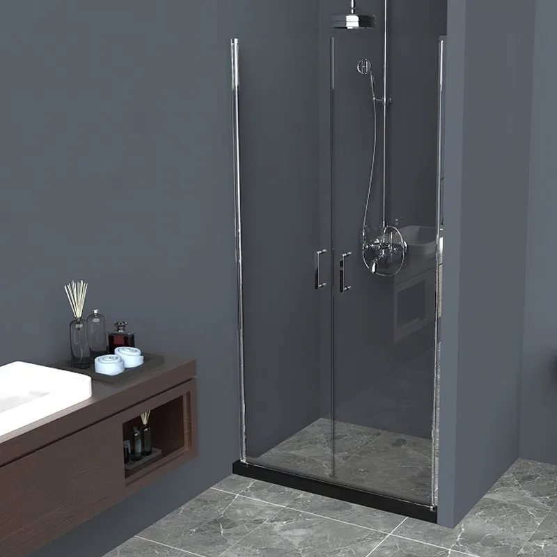 Душевая дверь в нишу BelBagno Uno B-2-100-C-Cr стекло прозрачное Sancos — официальный сайт