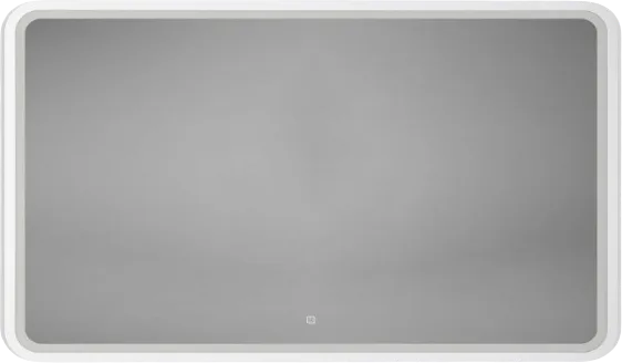 Зеркало Art&Max Genova White 120х80 белое, с LED-подсветкой, 6000К Sancos — официальный сайт