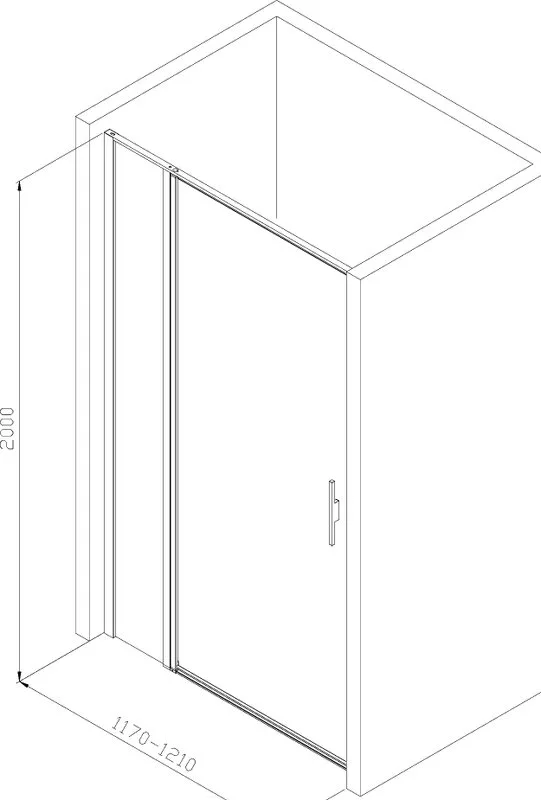 Душевая дверь в нишу Allen Brau Priority 3.31008.BA 120 Sancos — официальный сайт