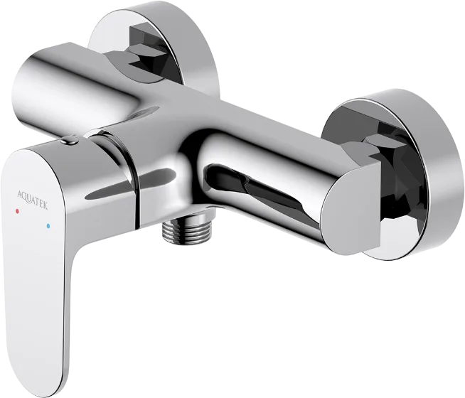 Смеситель для душа AQUATEK Оберон AQ1260CR хром Sancos — официальный сайт