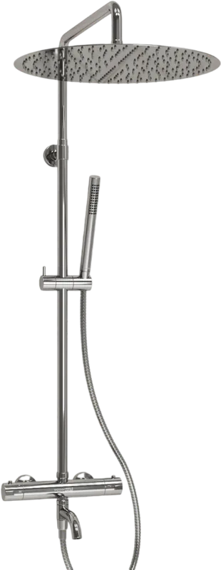 Душевая стойка Wasserkraft Berkel A188.117.137.010.CH Thermo, с термостатом, хром Sancos — официальный сайт