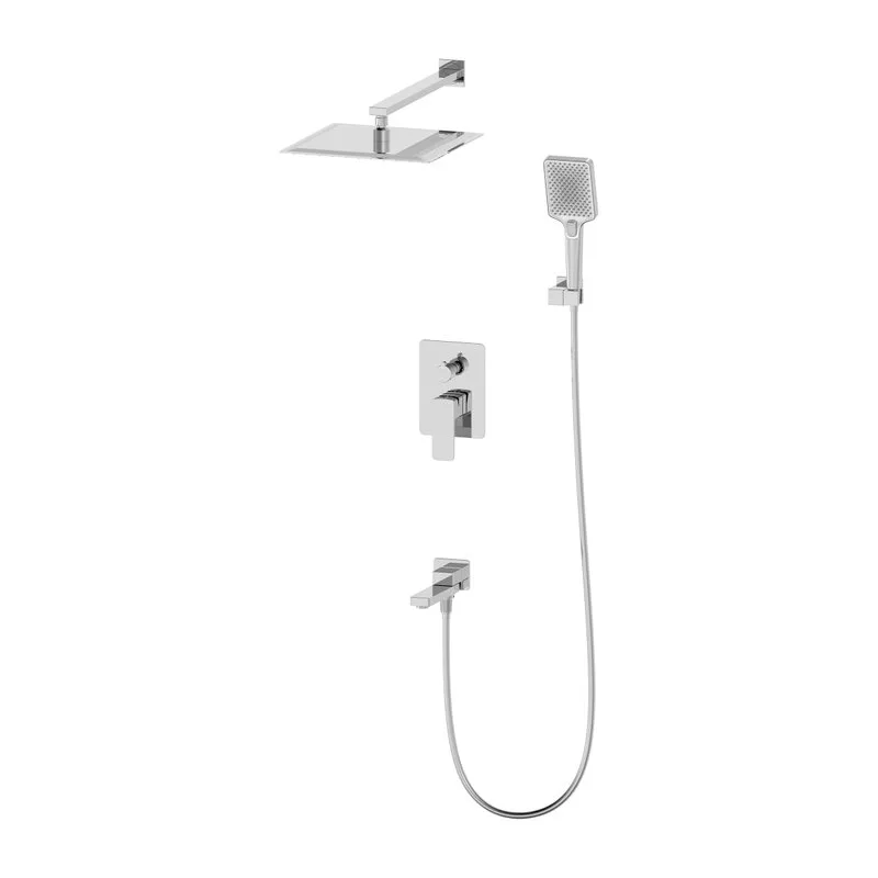 Душевой комплект Oliveeka D OL-939003-BN С ВНУТРЕННЕЙ ЧАСТЬЮ, никель матовый Sancos — официальный сайт