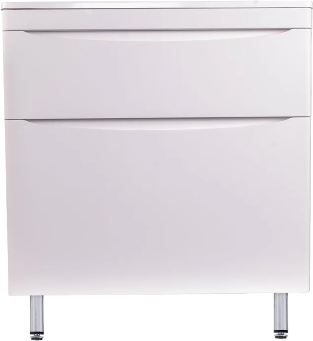 Тумба под раковину без столешницы Style Line Бергамо Мини 90 Люкс Plus напольная, антискрейтч белая