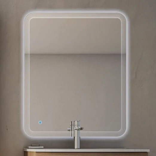 Зеркало Cezares 74х90 c LED-подсветкой touch system Sancos — официальный сайт