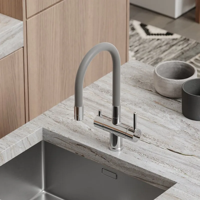 Смеситель для кухни Sancos Lucia SC4004CH с гибким изливом, хром Sancos — официальный сайт