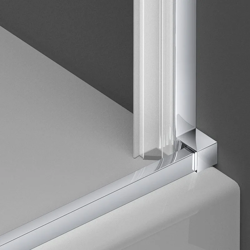 Душевая дверь в нишу Vincea Alpha VDP-3AL100CL 100x195, профиль хром Sancos — официальный сайт