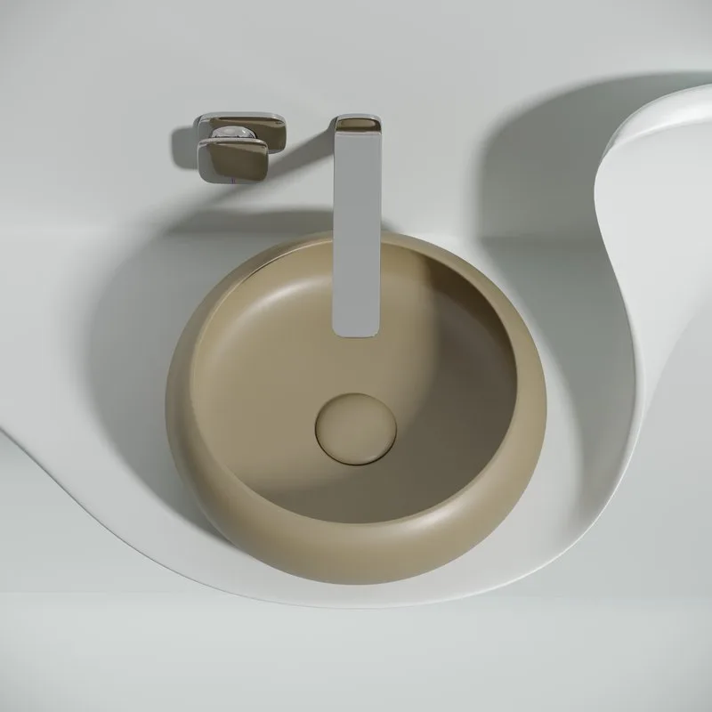 Накладная раковина Ceramicanova Element CN6050MC капучино матовая Sancos — официальный сайт