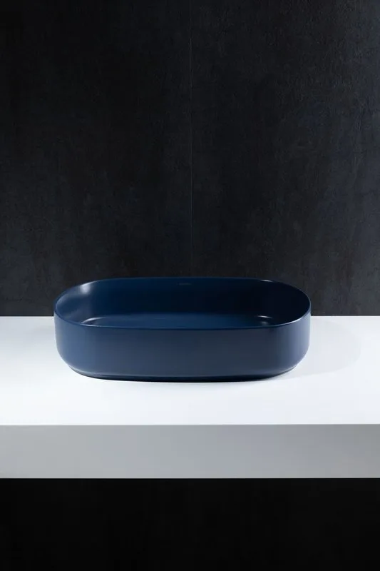 Накладная раковина Allen Brau Fantasy Oval 55x36, индиго Sancos — официальный сайт