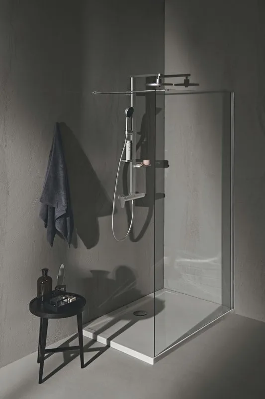 Душевая стойка Ideal Standard Alu+ BD584SI, silver Sancos — официальный сайт