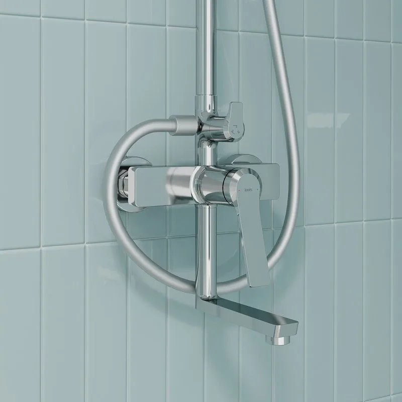 Душевая стойка IDDIS Parker PARSB3Fi06, глянцевый хром Sancos — официальный сайт