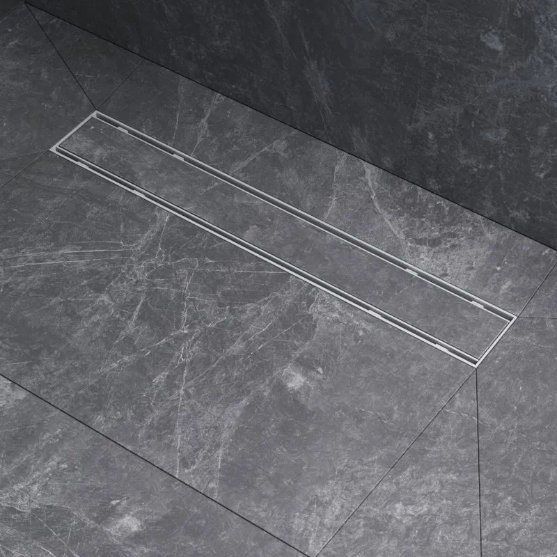 Душевой трап (лоток) AM.PM PrimeFlow Tile 50 см, сталь матовая Sancos — официальный сайт