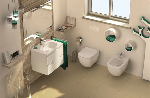Биде подвесное Ideal Standard Tesi T457001 Sancos — официальный сайт