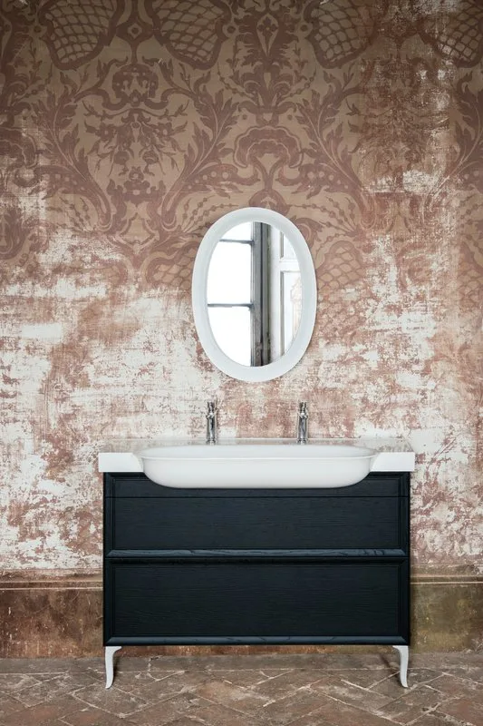 Зеркало Laufen The New Classic 50 белое, с подсветкой Sancos — официальный сайт