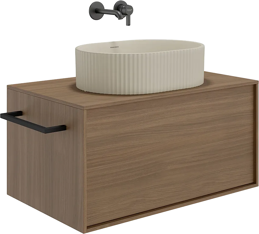 Накладная раковина KERAMA MARAZZI Vento 50 песочная матовая Sancos — официальный сайт
