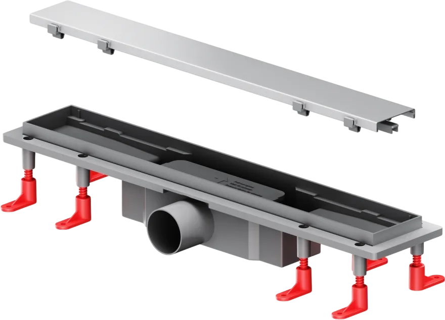 Душевой трап (лоток) AM.PM PrimeFlow Tile 50 см, сталь матовая Sancos — официальный сайт