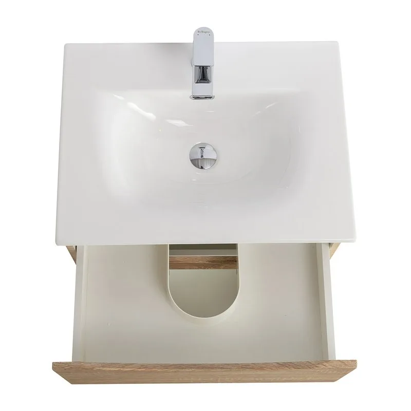 Тумба под раковину без столешницы BelBagno Marino-cer-n 60 подвесная, rovere bianco Sancos — официальный сайт