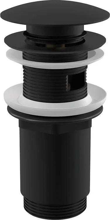 Донный клапан для раковины AlcaPlast A392 BLACK Sancos — официальный сайт