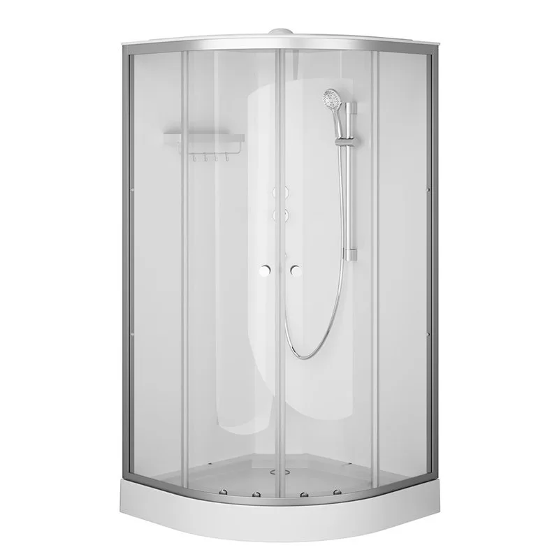 Душевая кабина AM.PM X-Joy W94C-401-100MT 100х100 см, низкий поддон, матовый хром Sancos — официальный сайт
