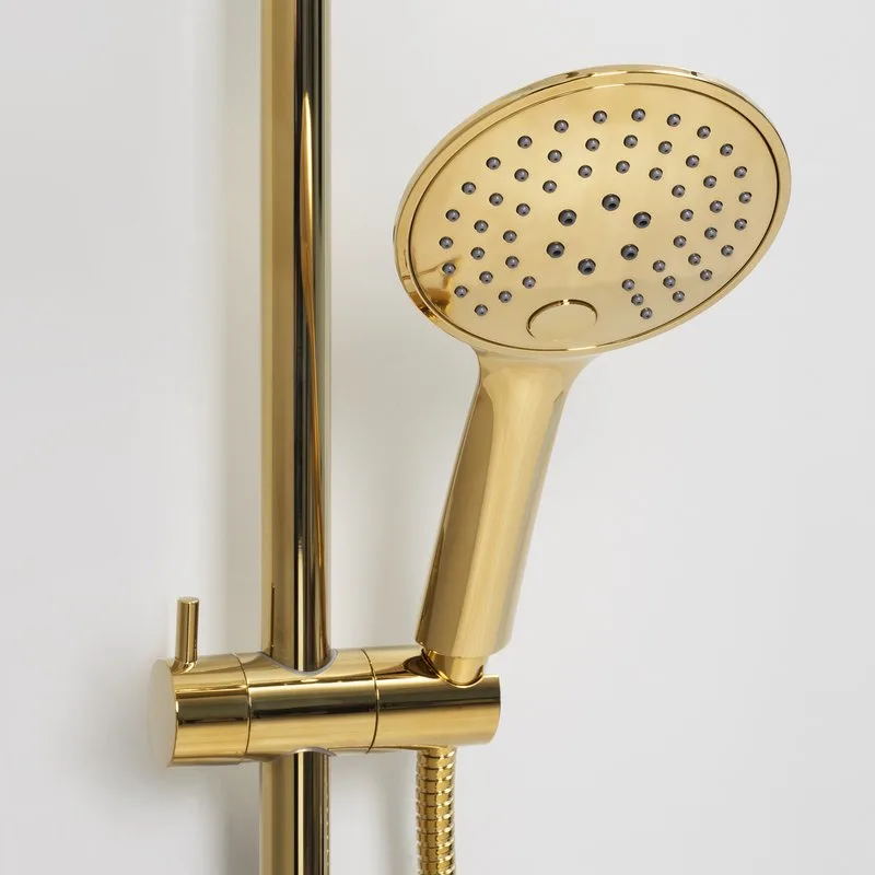Душевая стойка Wasserkraft Sauer A171.261.207.PG, золото Sancos — официальный сайт