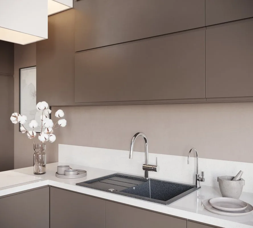 Смеситель для кухни Grohe Minta 32321002 Sancos — официальный сайт