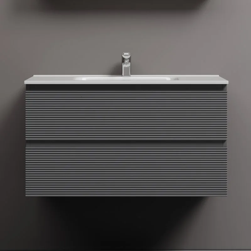 Тумба с раковиной Sancos Folk 90 grey soft, раковина CN7002 Sancos — официальный сайт