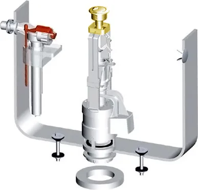 Механизм смыва ArtCeram HEA010 73 золото Sancos — официальный сайт