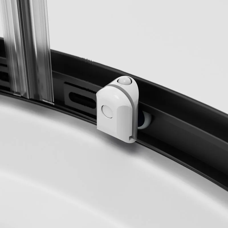 Душевой уголок AM.PM X-Joy Twin Slide W88E-205-090BT64 90x90, с поддоном, профиль черный Sancos — официальный сайт