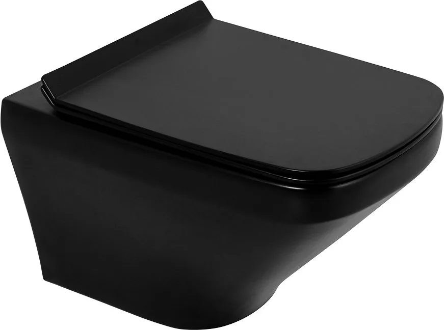 Чаша для унитаза подвесного BelBagno Sela BB3201CHR-MB матовая черная Sancos — официальный сайт