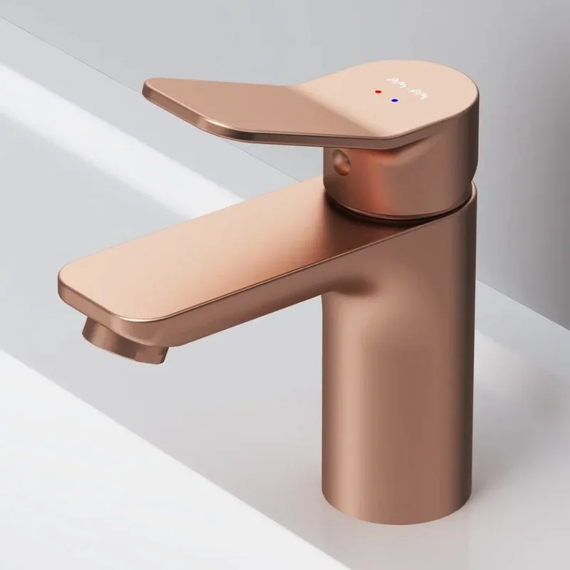Смеситель для раковины AM.PM X-Joy F85A02144 розовое золото Sancos — официальный сайт
