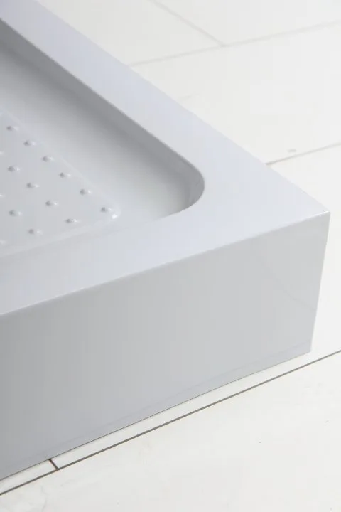 Поддон для душа BelBagno Tray 100х80 L с сифоном Sancos — официальный сайт