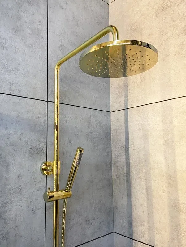 Душевая стойка AltroBagno Costanza 030419 Or, золото Sancos — официальный сайт