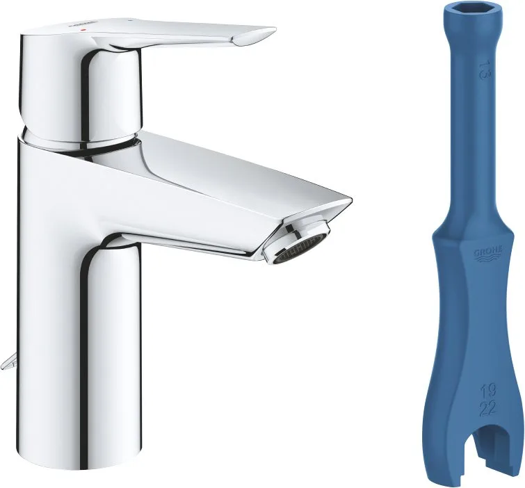 Смеситель для раковины Grohe 32277002 с цепочкой, хром Sancos — официальный сайт